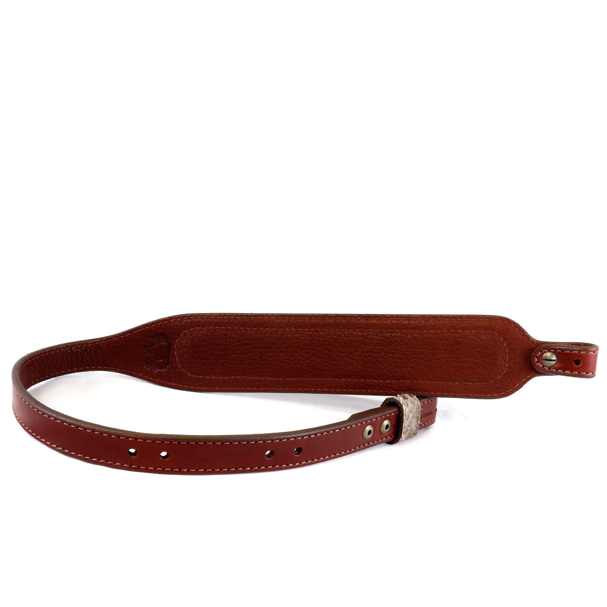 Western Diamond Rattlesnake Leather Belt Strap - 1 1/2 Straight