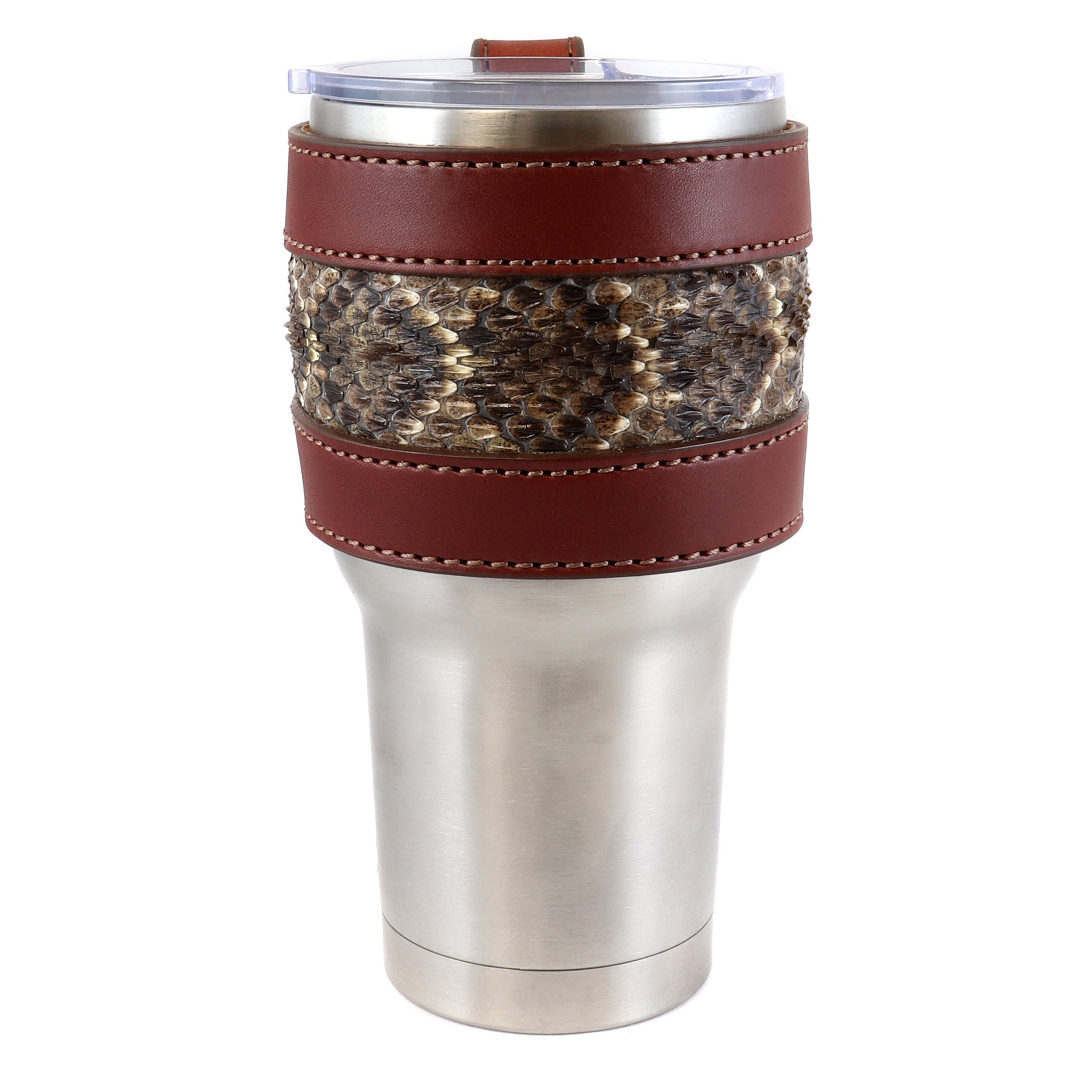 Yeti Cup Leather Handles Tannare Leather   Yeti Handle 30oz Rattlesnake 3 Front 2048x 