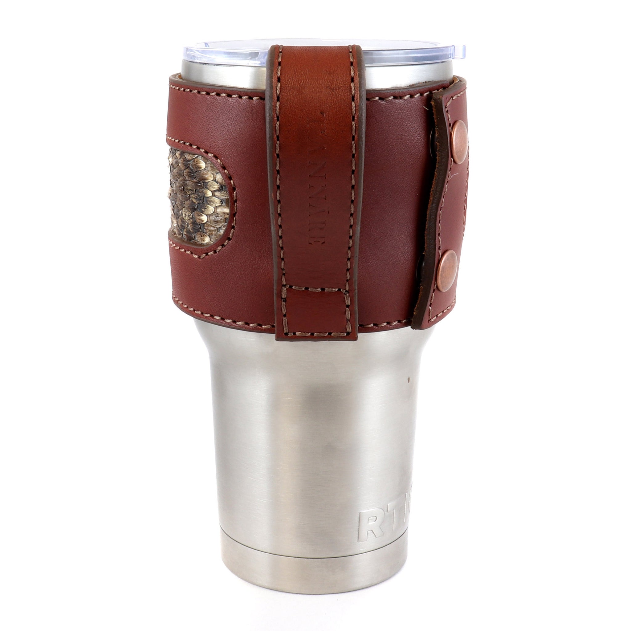 Yeti Cup Leather Handles Tannare Leather   Yeti Handle 30oz Rattlesnake 7 Back 2048x 