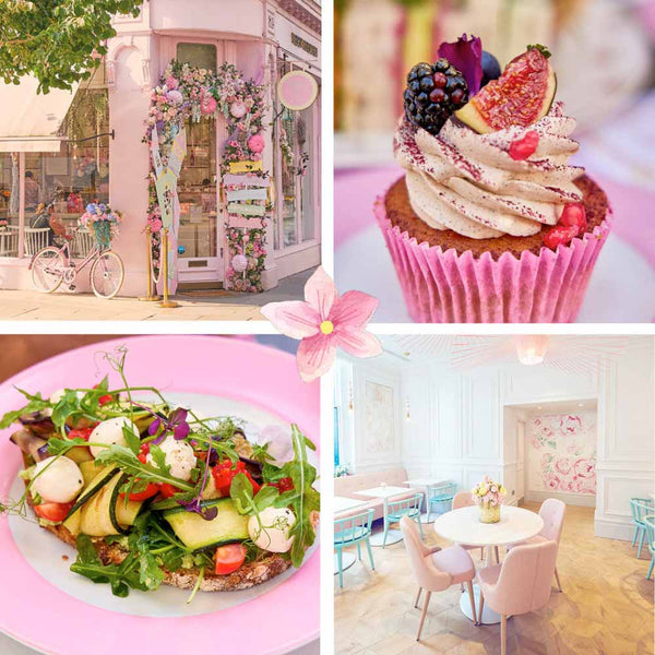 Prettiest cafés in London. Sweet & savoury menus. Best Birthday cakes.–  Peggy Porschen Cakes Ltd