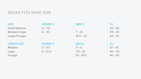 Men S Shoe Size Chart Small Medium Large