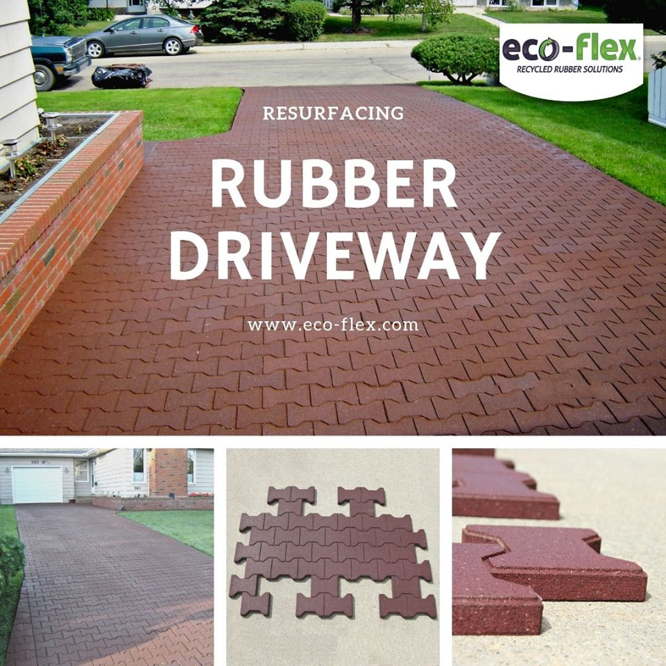 Rubber Tiles Resurface Your Driveway