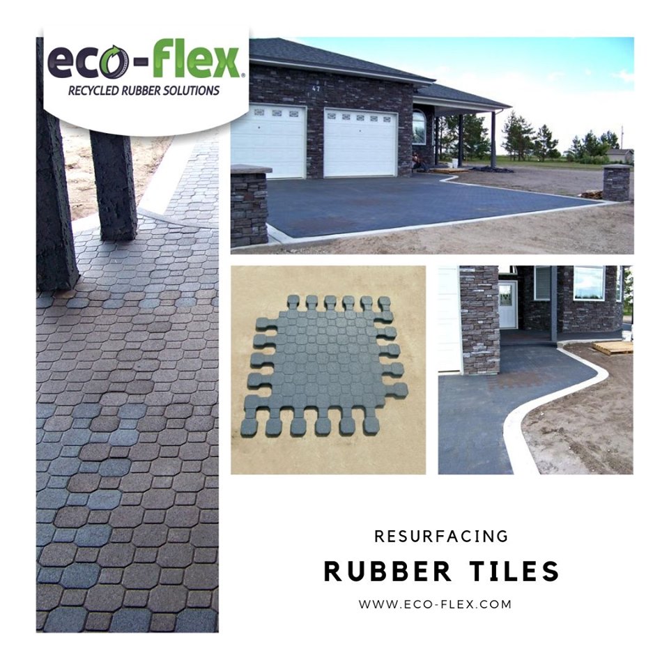 Rubber Tiles Resurface Your Driveway