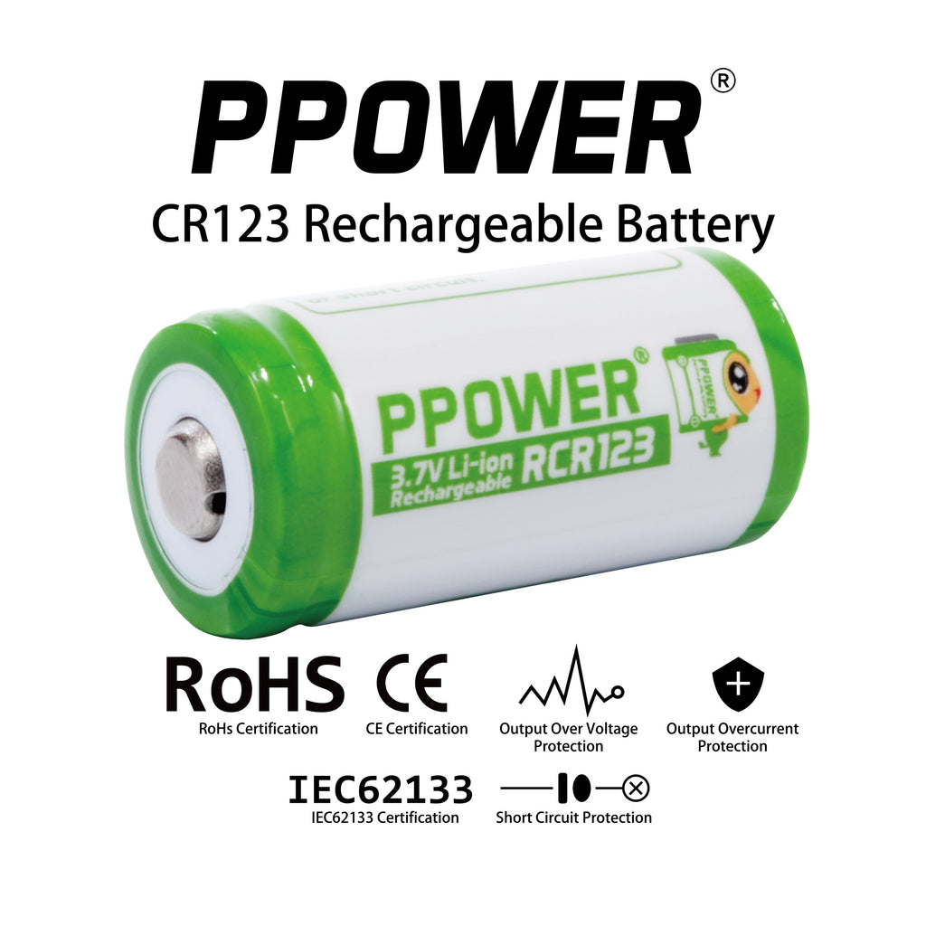 cr123 rechargeable batteries