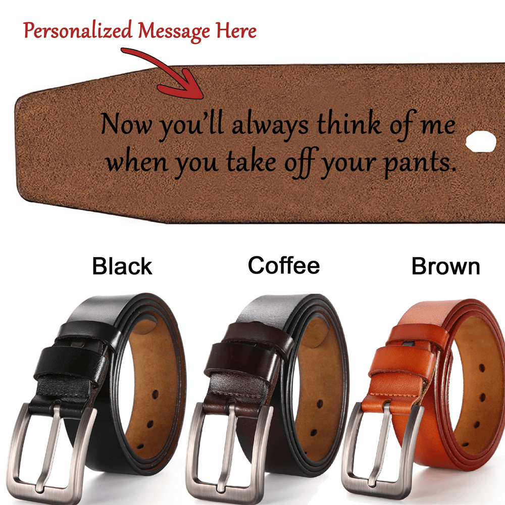 personalized belt for him