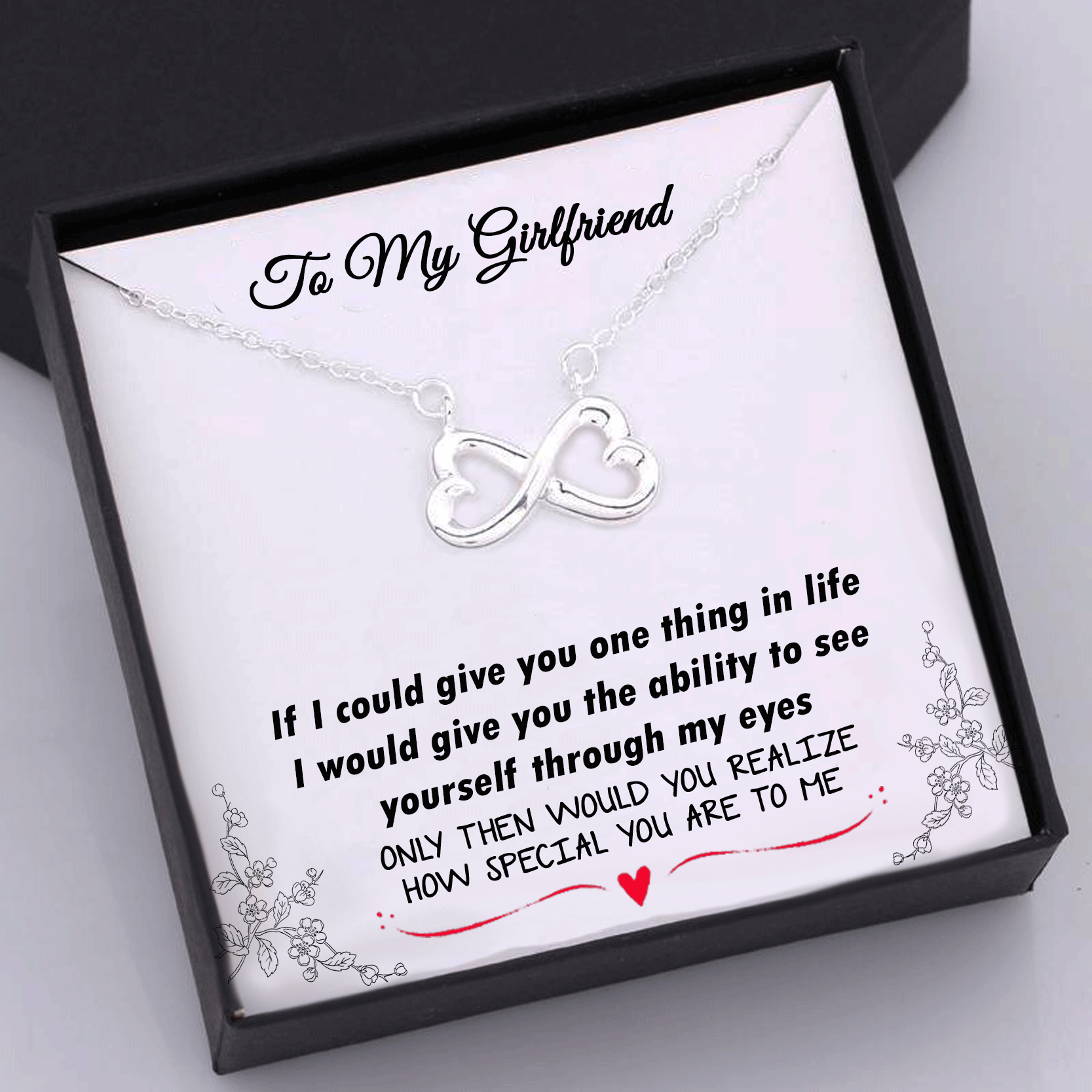 Me Infinity Heart Necklace Gif 