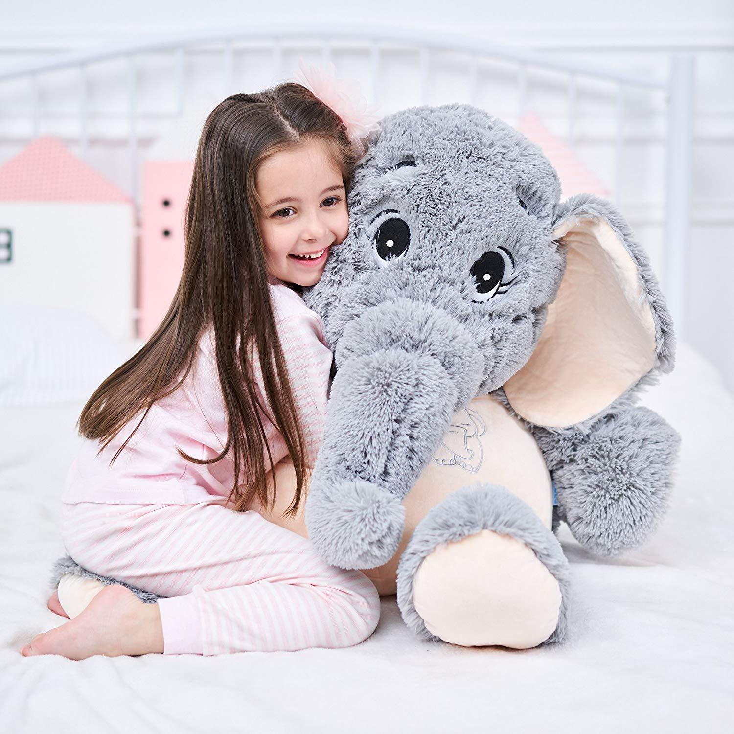 big stuffed elephant