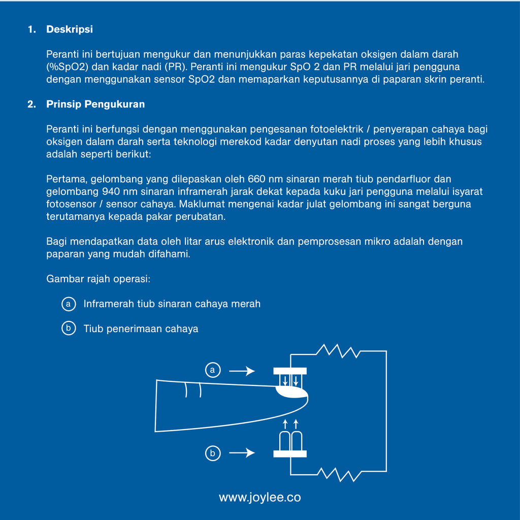 Buku Panduan Medical Pro Fingertip Pulse Oximeter