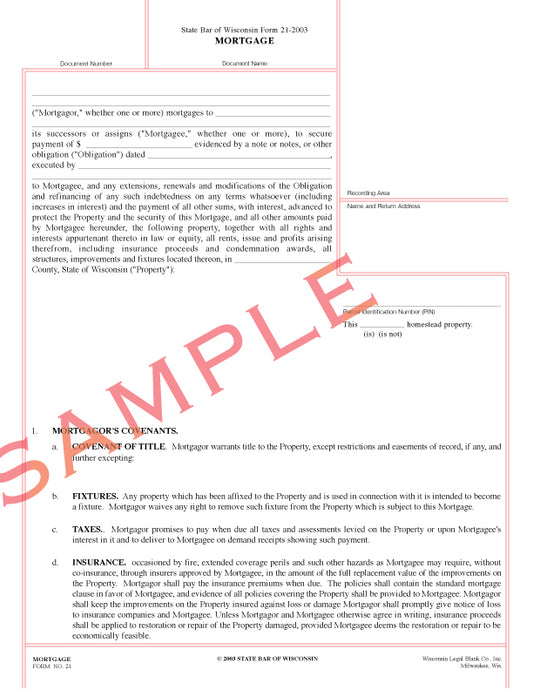 wisconsin contract 2019 form land Wisconsin Legal Blank