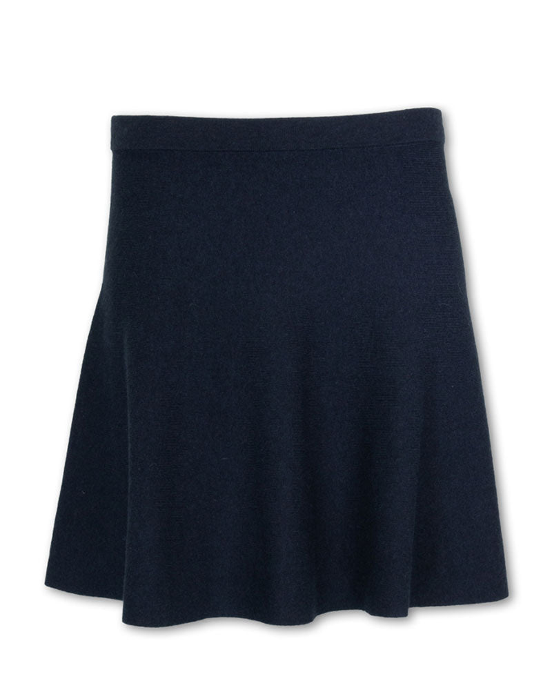 Ribbed Knit Circle Skirt