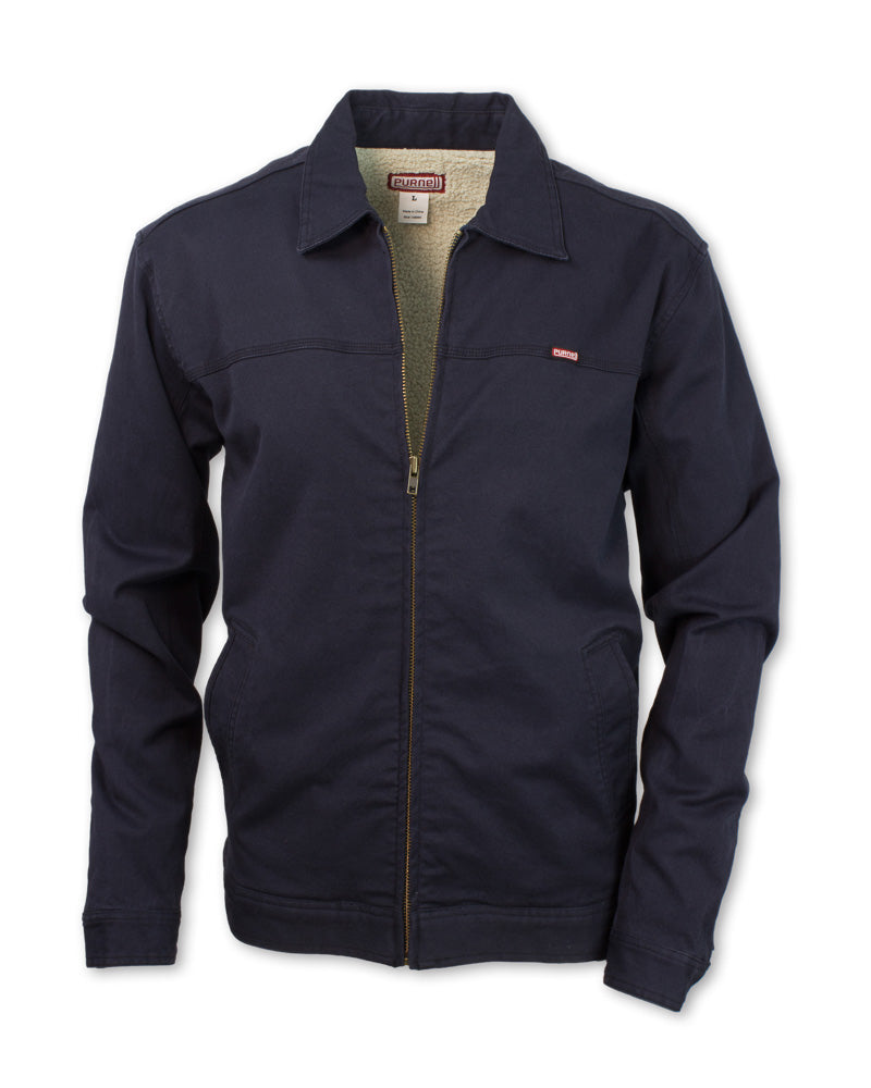 Canvas Sherpa-Lined Jacket