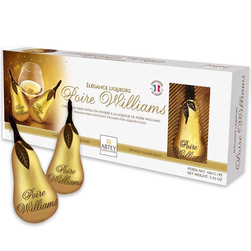 Sachet Chocolats liqueurs d'eau de vie Poire Williams Royal des Lys