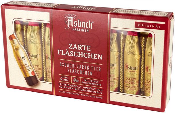 Box European 20 Gift Deli Chocolate Brandy Bottles in pc. Asbach –