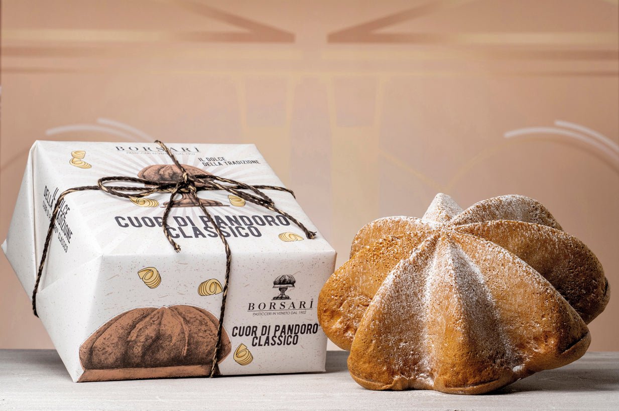 Borsari Traditional Panettone Hand Wrapped European Deli