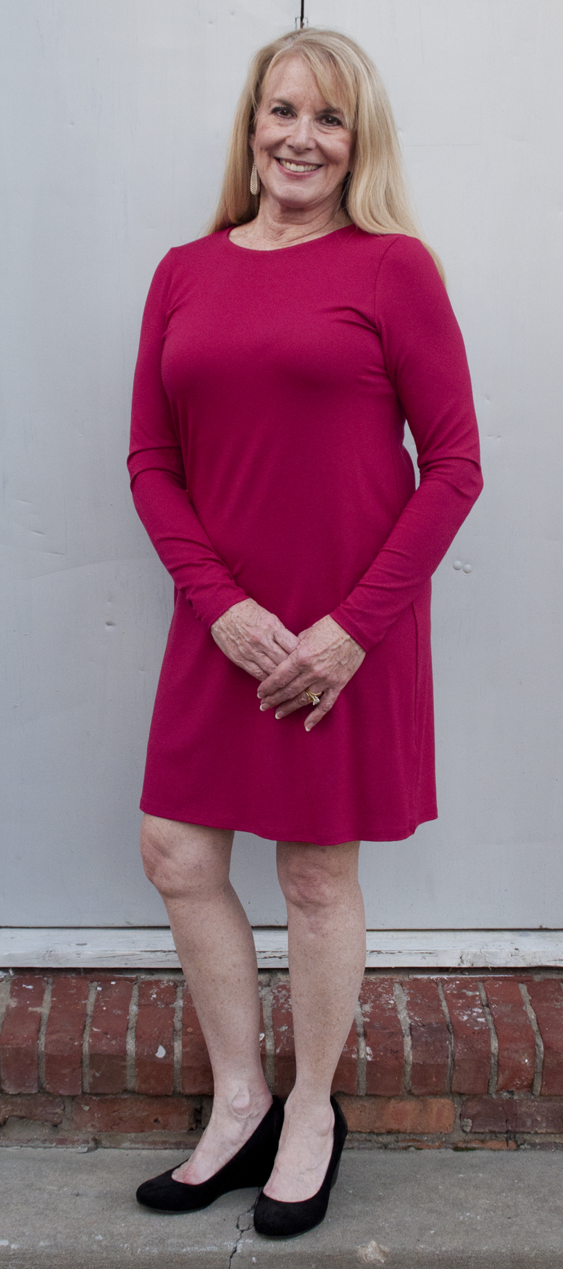 eileen fisher viscose jersey dress