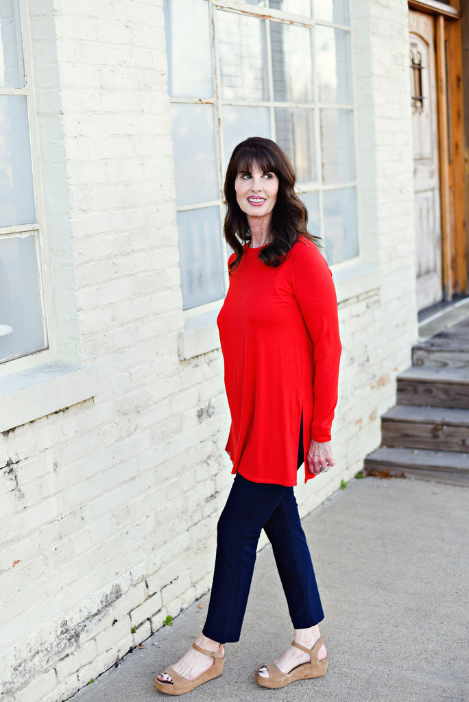 eileen fisher viscose jersey tunic