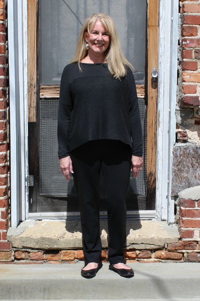 eileen fisher bateau neck top