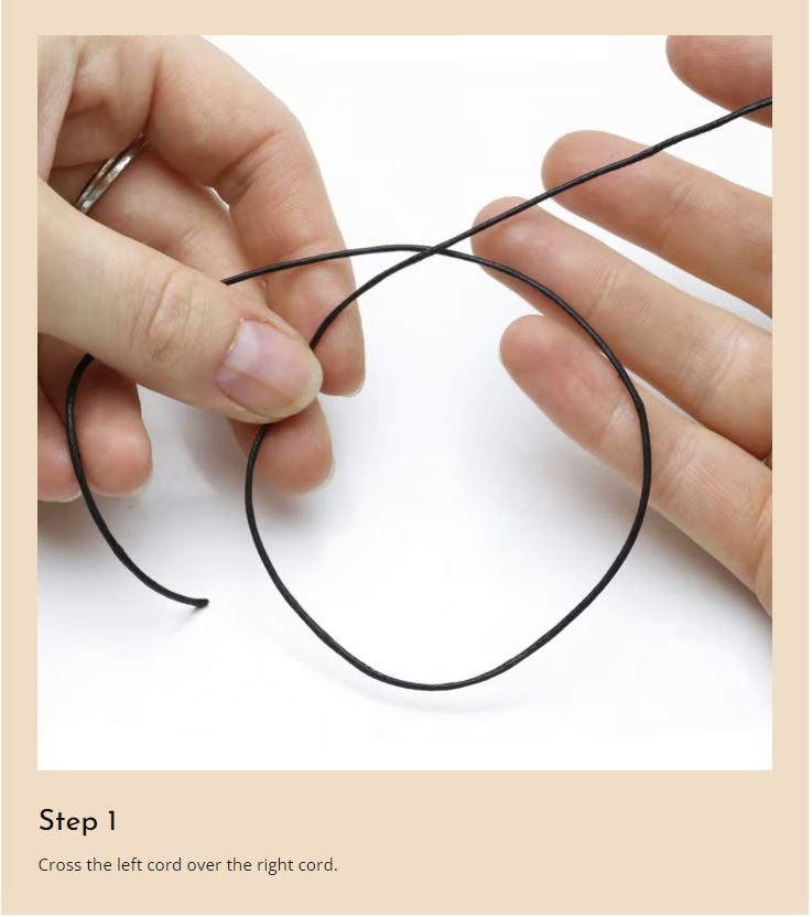 How To Make A Sliding Knot Step 1