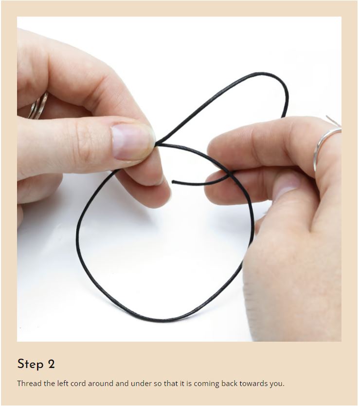 How To Make A Sliding Knot Step 2