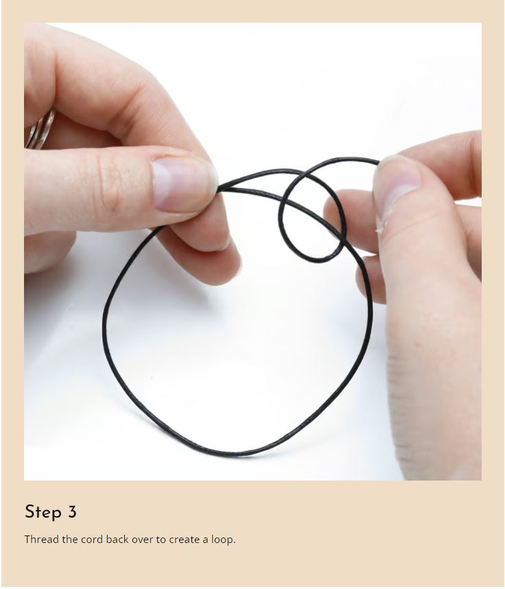 How To Make A Sliding Knot Step 3