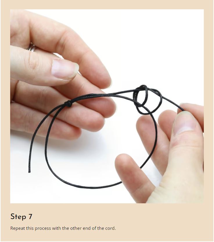 How To Make A Sliding Knot Step 7