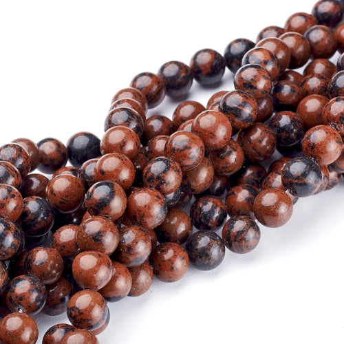 Black Gemstone Natural Stone Beads Bright Glossy Round - Temu