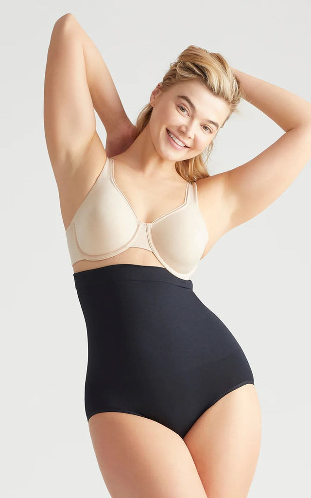 Bustless Zoned Shaping Slip with Adjustable Straps