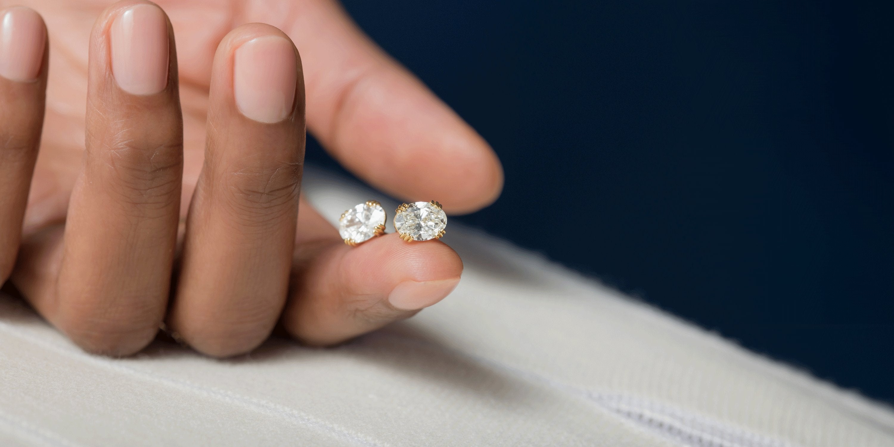 Threaded Studs | Delicate Earrings from Melanie Casey Natural Diamond / 2ctw.