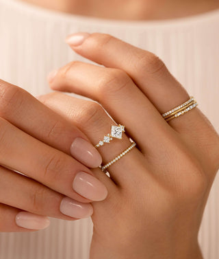 Classic Princess Cut Diamond Engagement Ring 30642 - Mardo K Fine Jewelry