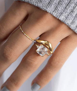 Pave 1.26 TCW Princess Cut Natural Diamonds 7.50 MM Engagement Ring In 14K  Gold | eBay
