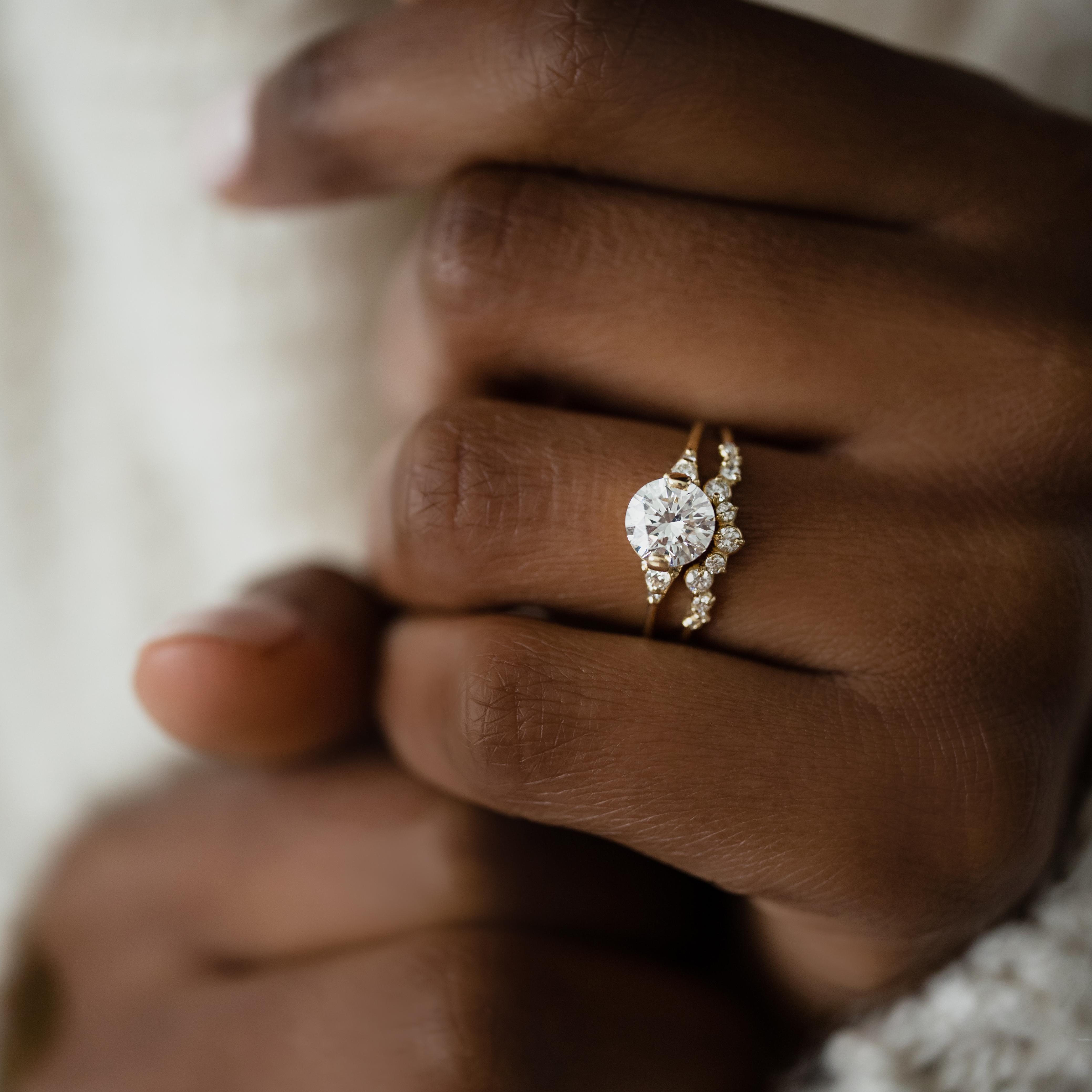 Lady's Slipper Ring, Lab-Grown