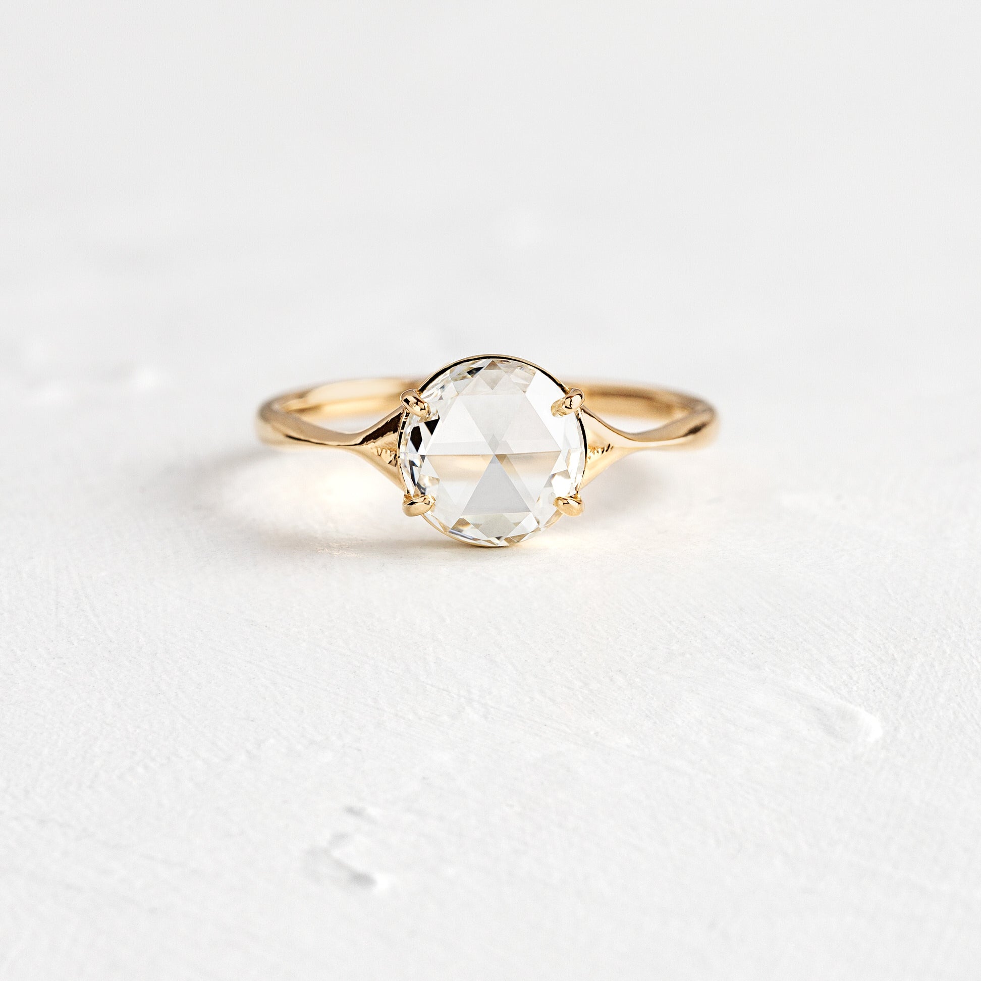 Diamond Corset Ring, Rose Cut | Engagement Ring | Melanie Casey