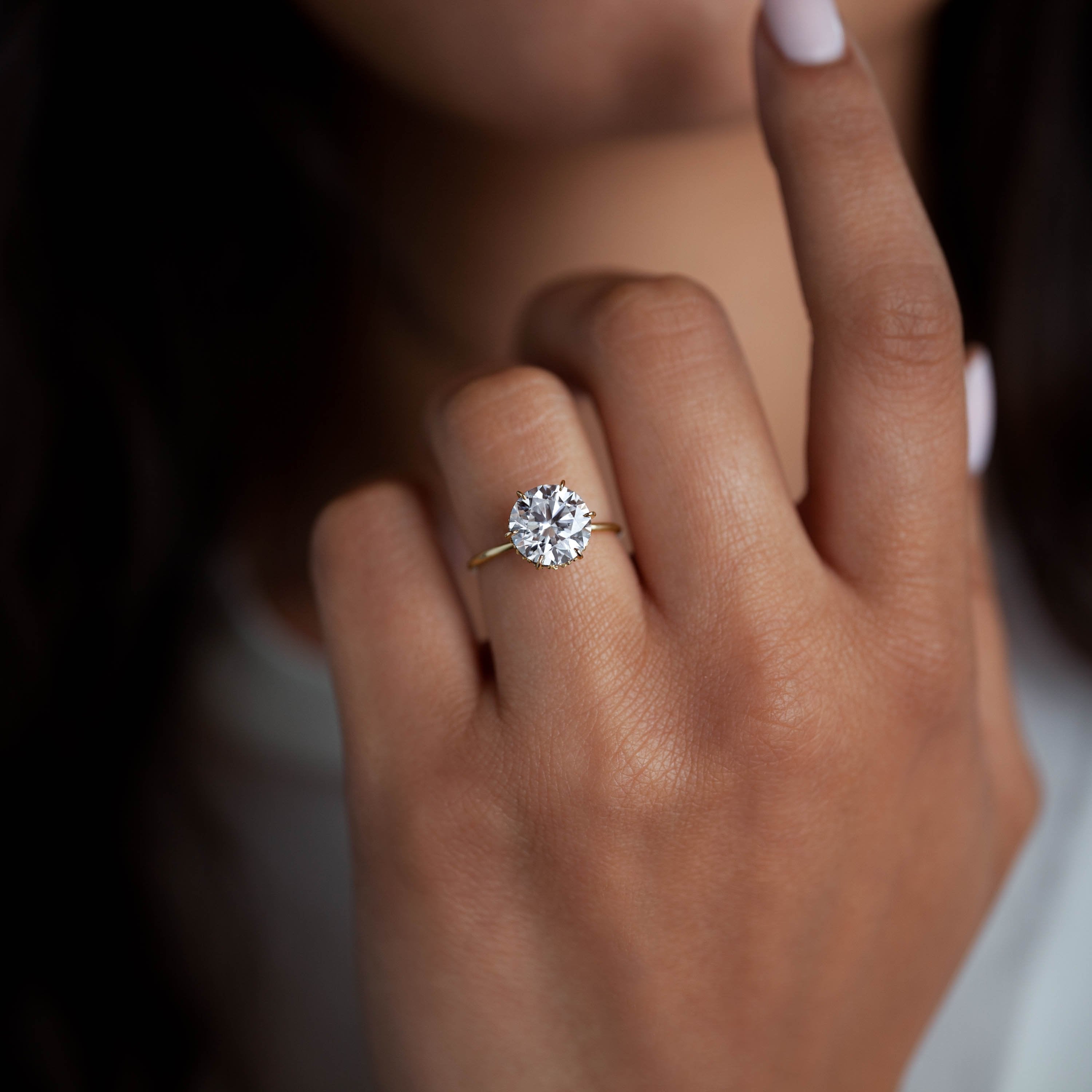 Diamond Touchpoints Ring, Lab-Grown