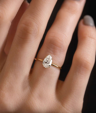 Joy | 18K Rose Gold solitaire style engagement ring | Taylor & Hart