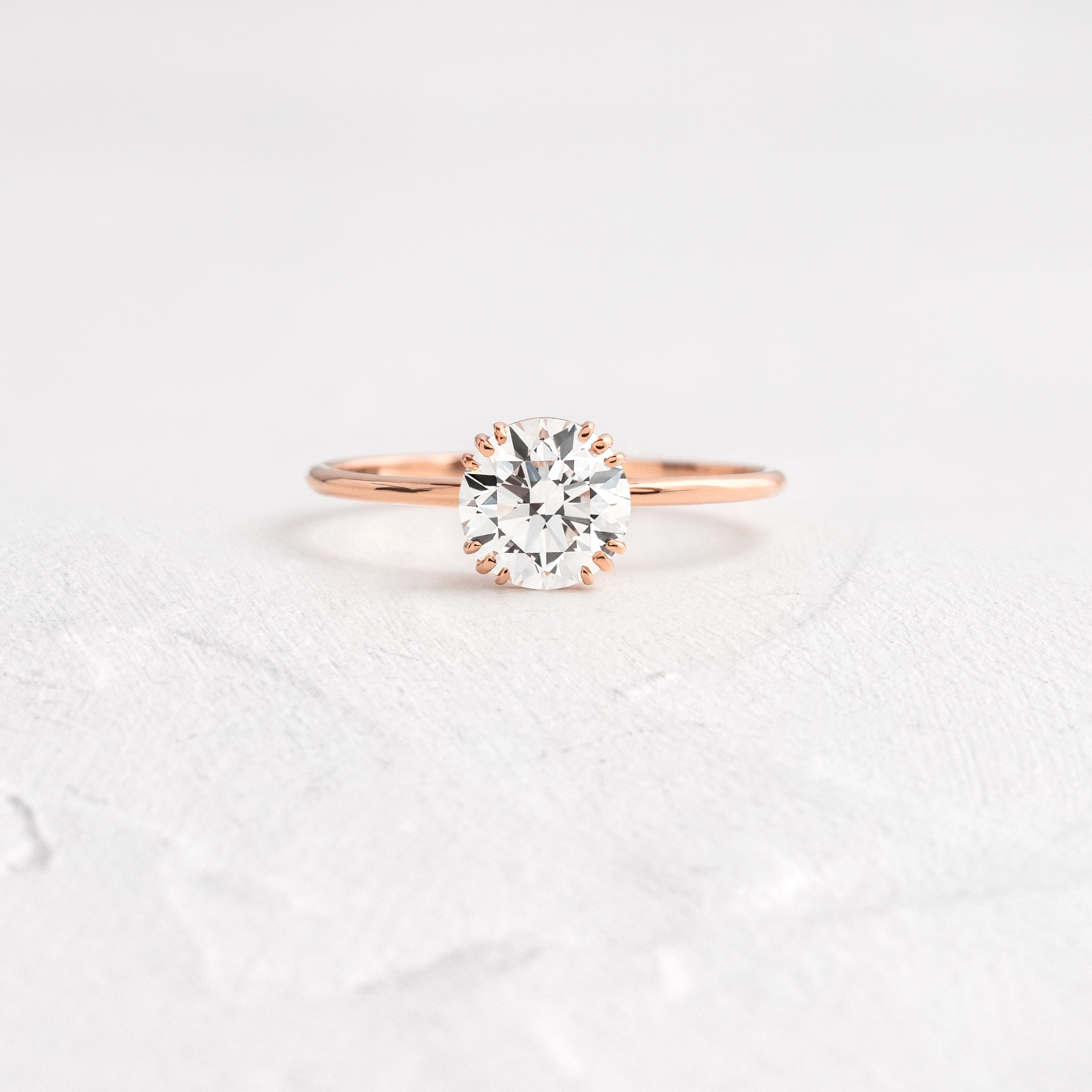 Unveiled Ring, Round Cut Lab-Grown Diamond