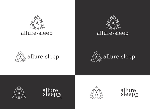 list of Allure sleep logos with different graphics