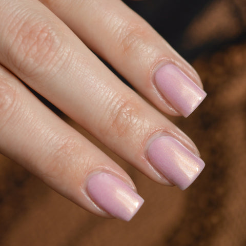 BLUSH Lacquers Shimmery Lip Gloss Nails with Pirouette and Tutu In Tulle Nail Polishes