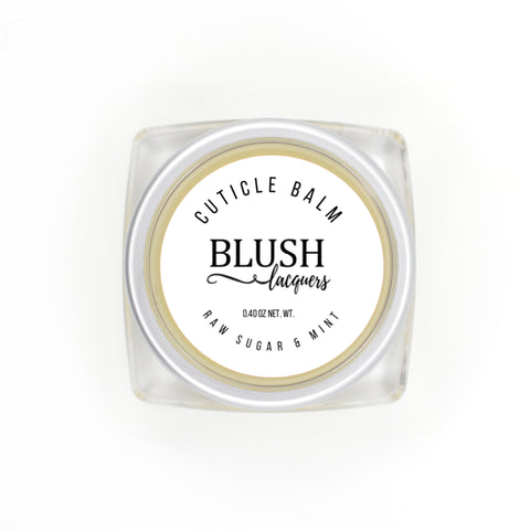 BLUSH Lacquers Raw Sugar & Mint Cuticle Balm