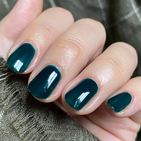 BLUSH Lacquers The Huntsman Dark Emerald Green Nail Polish