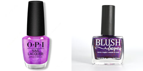 OPI Feelin' Libra-ted vs. BLUSH Lacquers Sweet Dreams Nail Polish Comparison