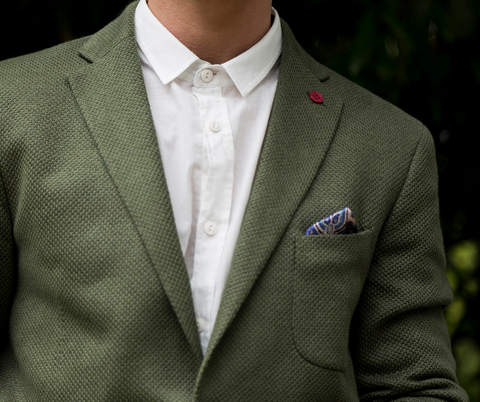 Mens Green Blazer