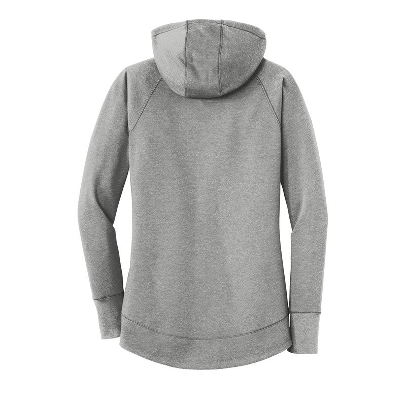 LADIES New Era® Ladies Tri-Blend Fleece Pullover Hoodie-SHADOW GRAY ...