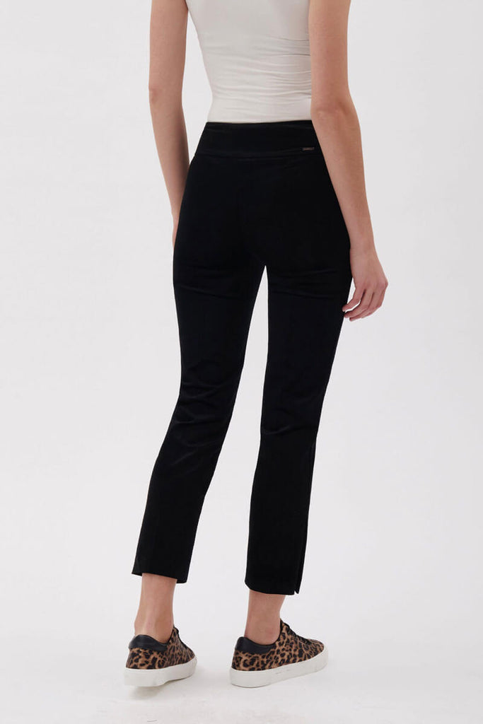 PONTE SLIM CROSS-STITCH PINTOUCH ANKLE PANT