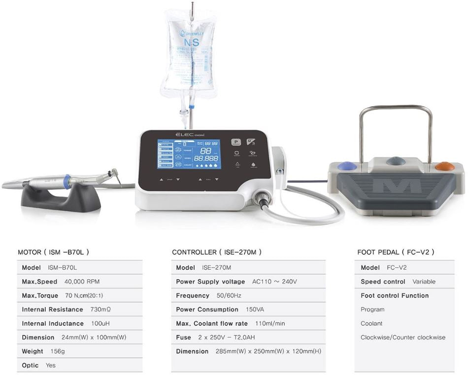 Vector MT-ISE Dental Implant Motor Set