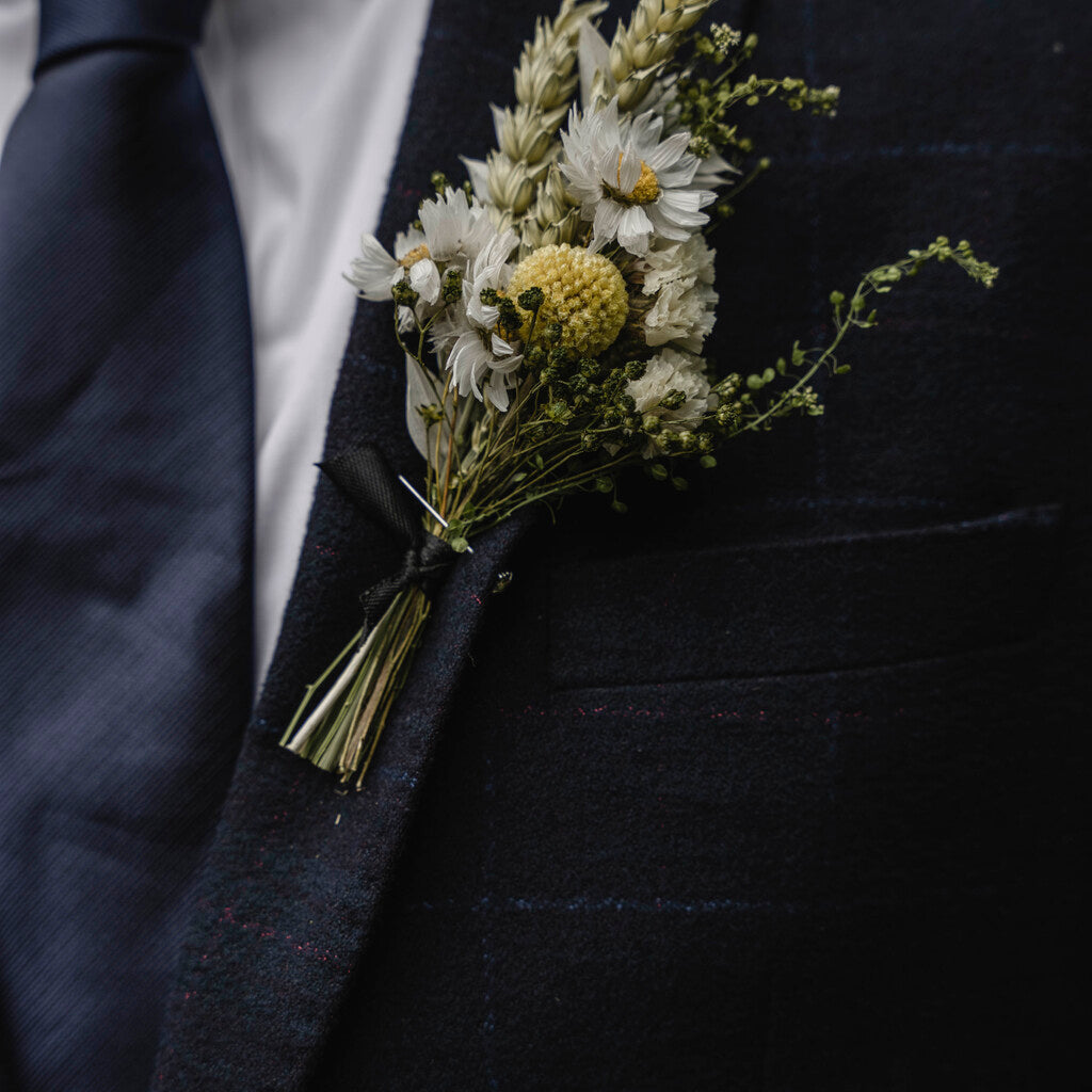 Wild Love Wedding Buttonhole Flowers