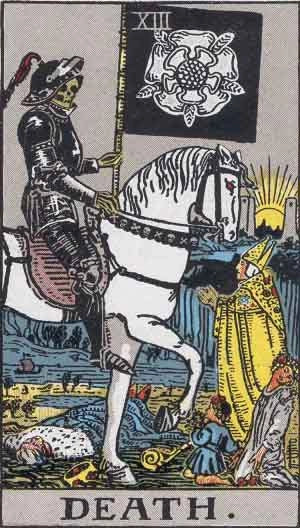 Number 13 Tarot Card, meaning Death