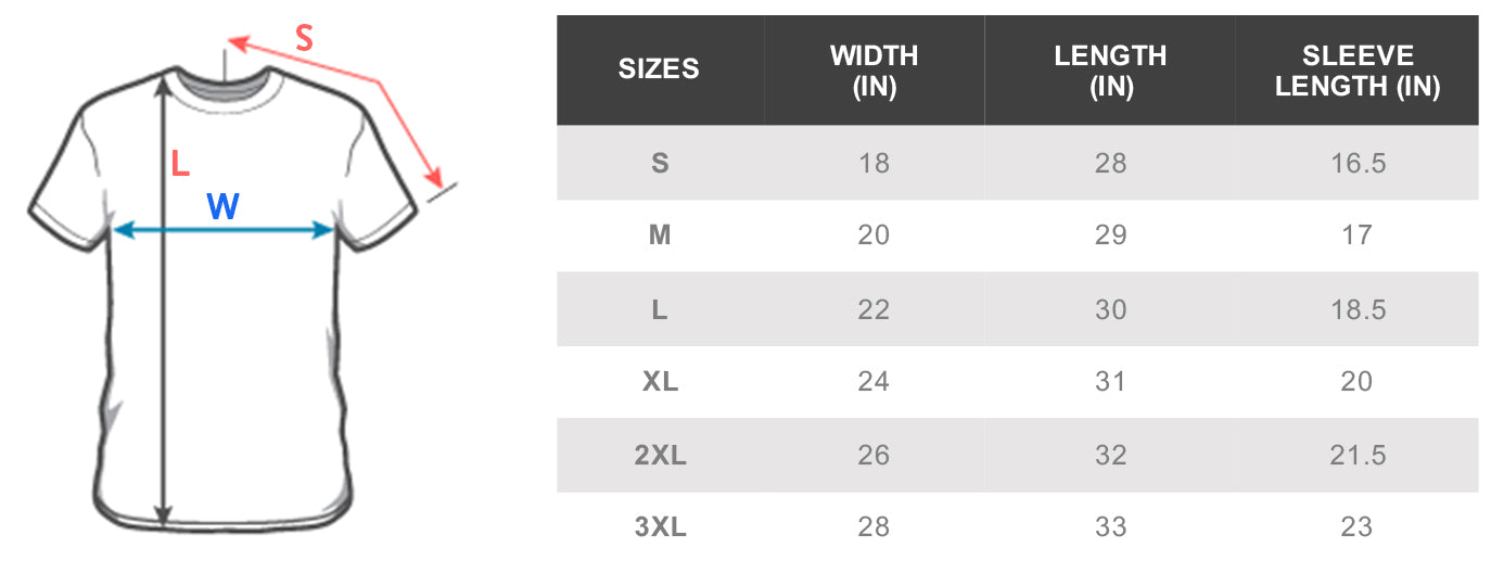 Size Charts & Product Care – Animebae