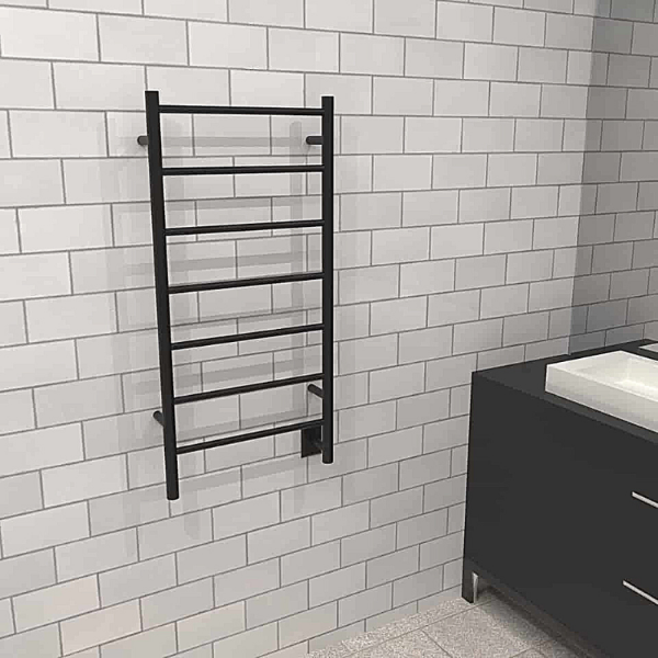 Amba Jeeves F-STRAIGHT Heated Towel Rack - Bathroom View