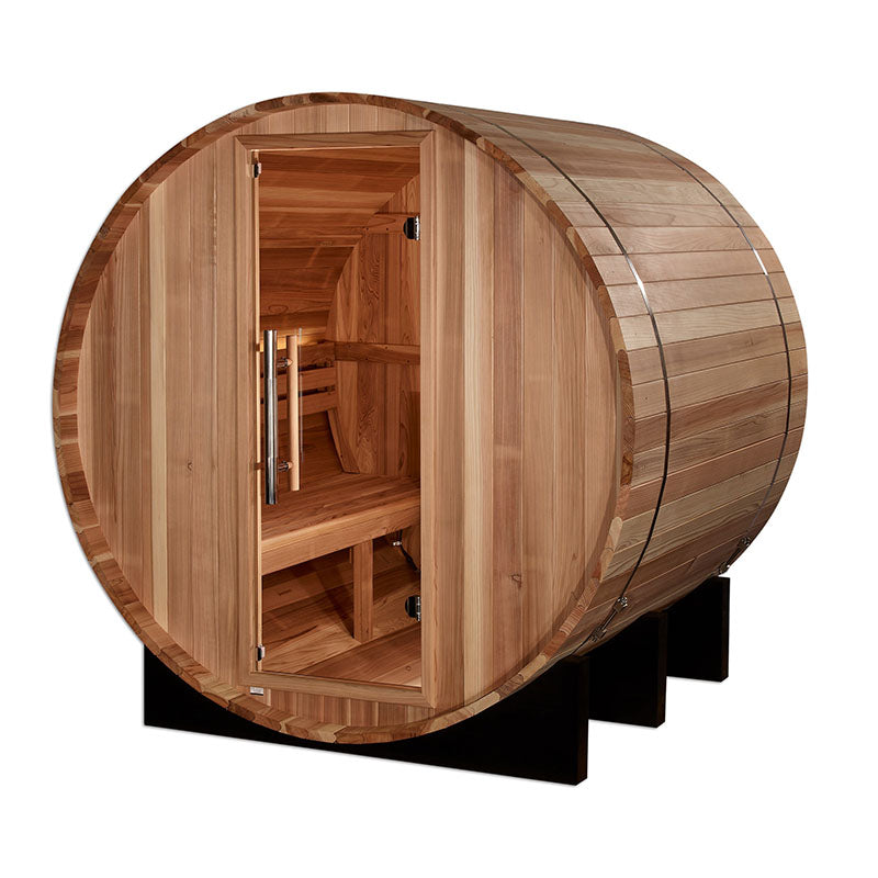 Golden Designs "St. Moritz" 2 Person Barrel Traditional Sauna