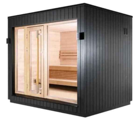 SaunaLife Model G7S Pre-Assembled Outdoor Home Sauna